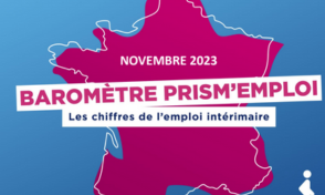 Image de l'actualité: BAROMETRE PRISM'EMPLOI - L'emploi intérimaire en novembre 2023