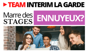 Image de l'actualité: Rejoins TEAM INTERIM LA GARDE pour un stage enrichissant en Ressources Humaines !