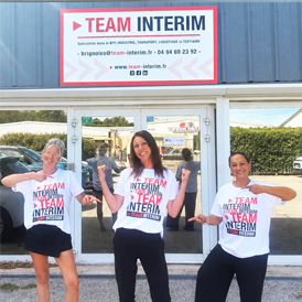 Devanture agence TEAM INTERIM Brignoles